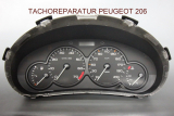 Tachoreparatur Peugeot 206